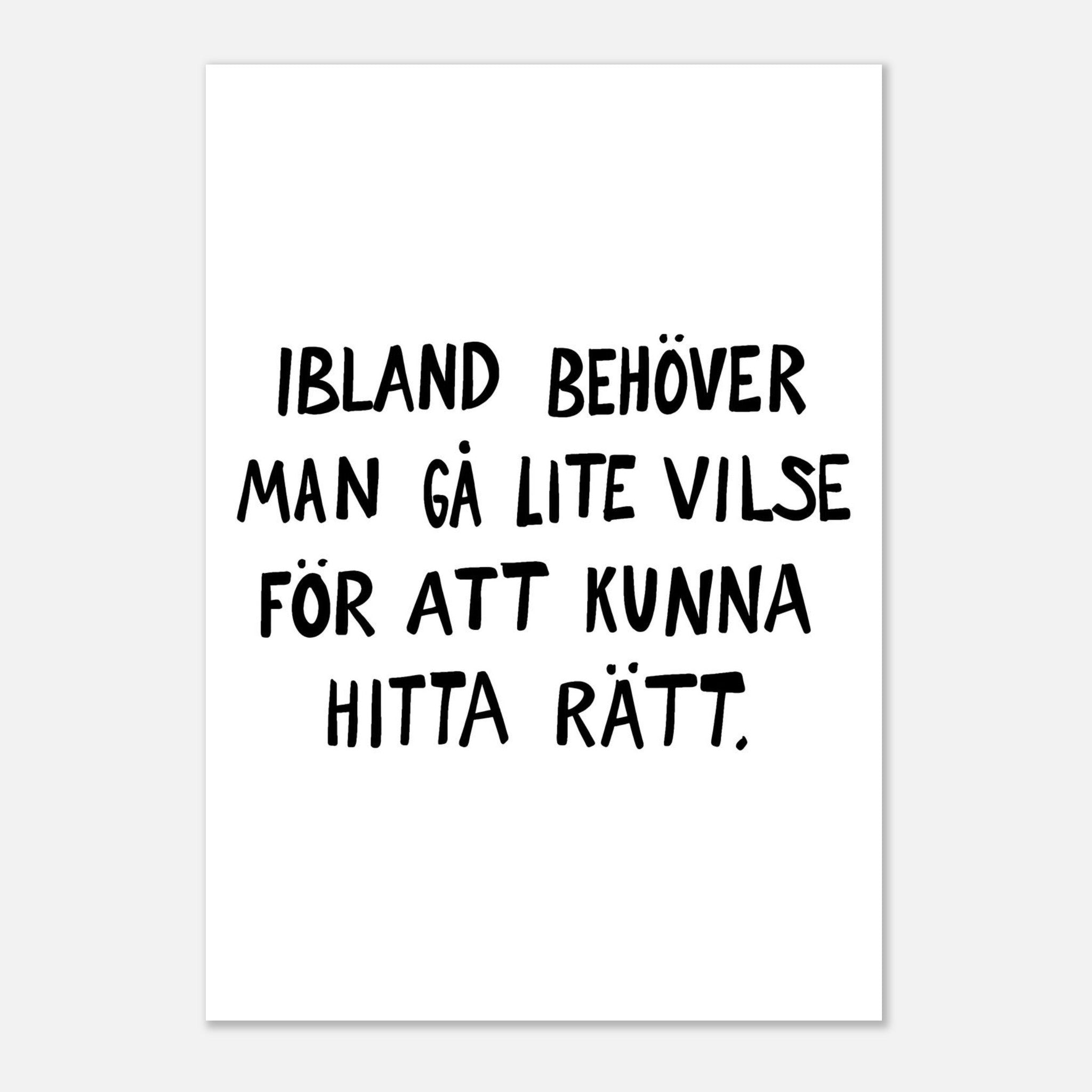 Poster | Gå vilse