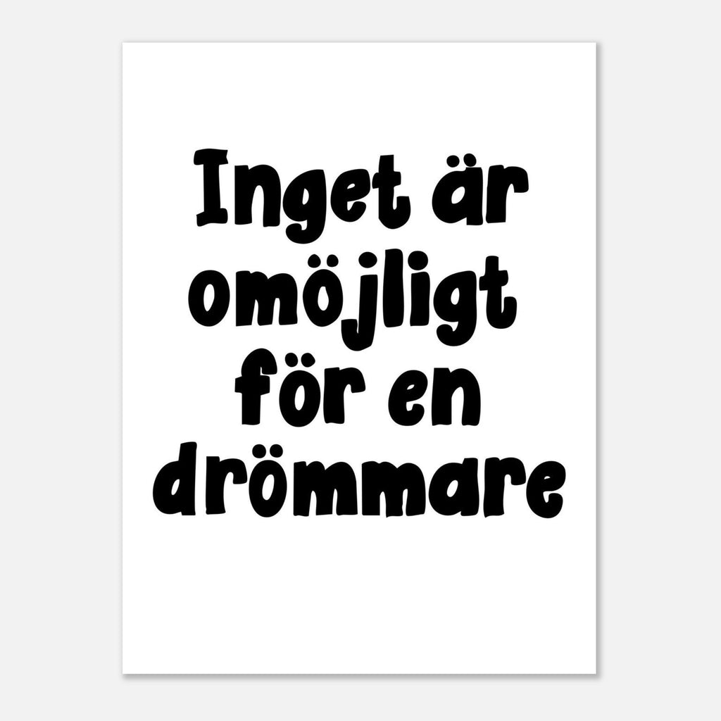 Poster | Drömmare