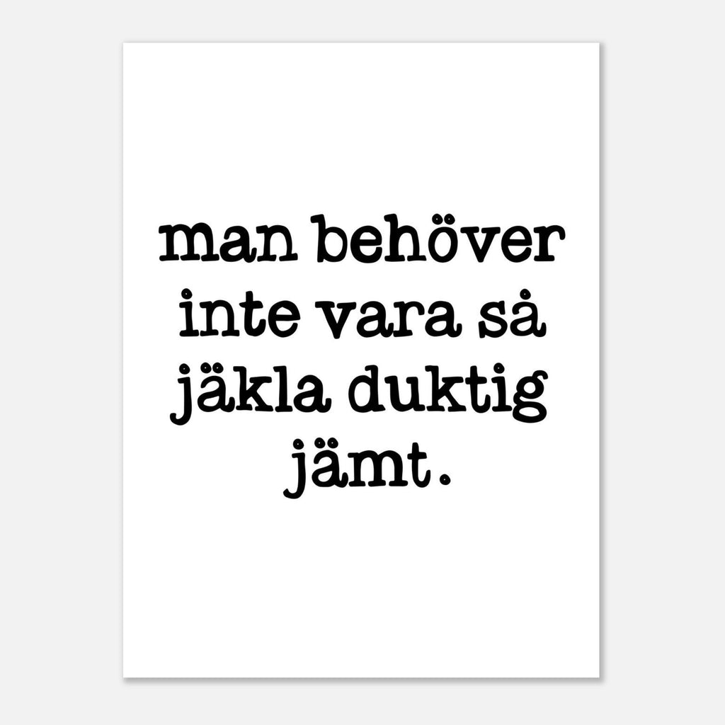 Poster | Duktig