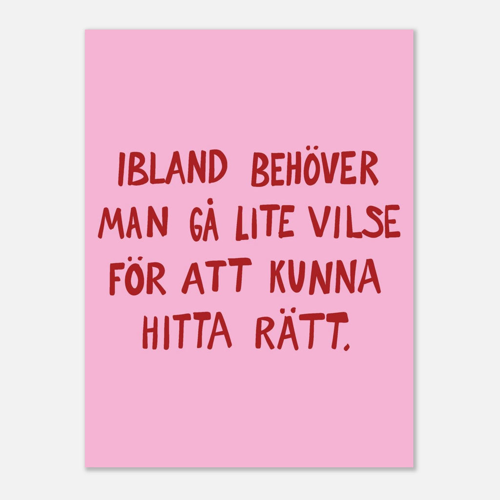 Poster | Gå vilse