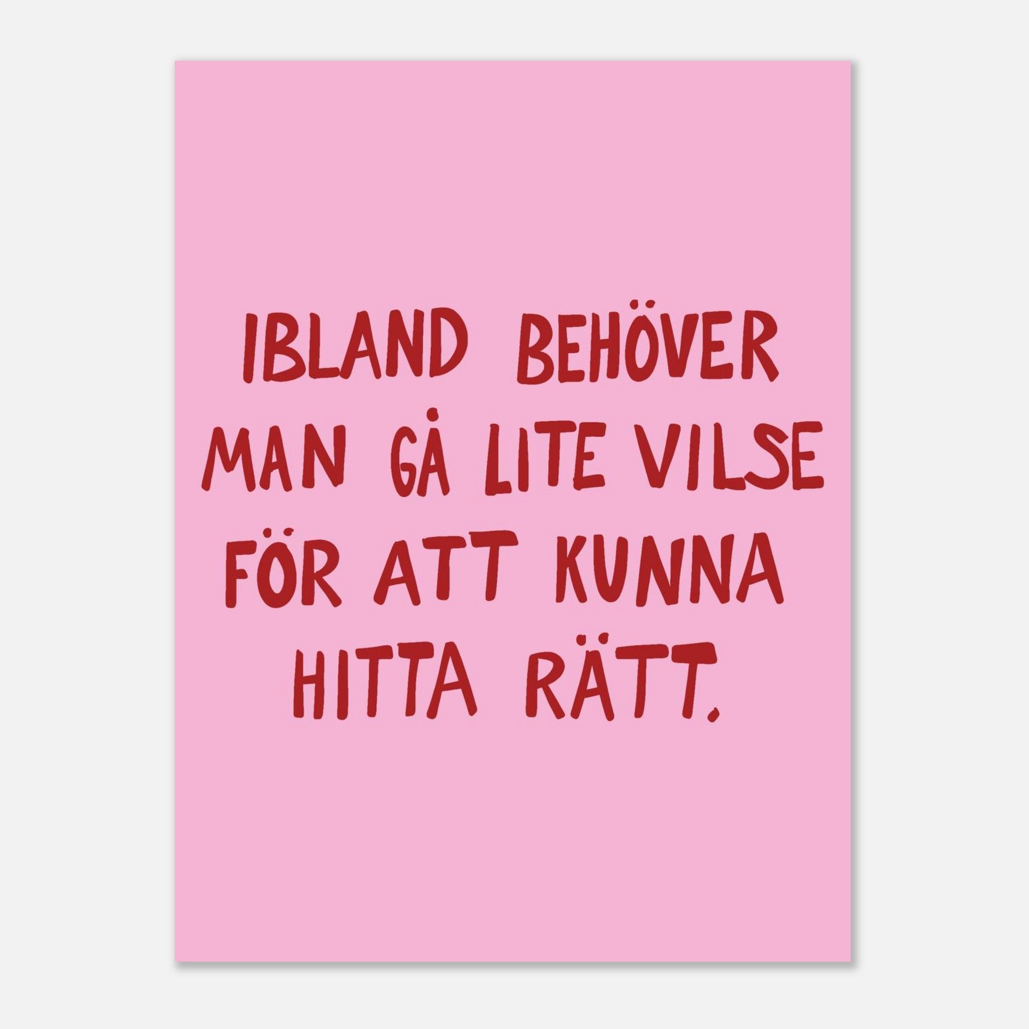 Poster | Gå vilse