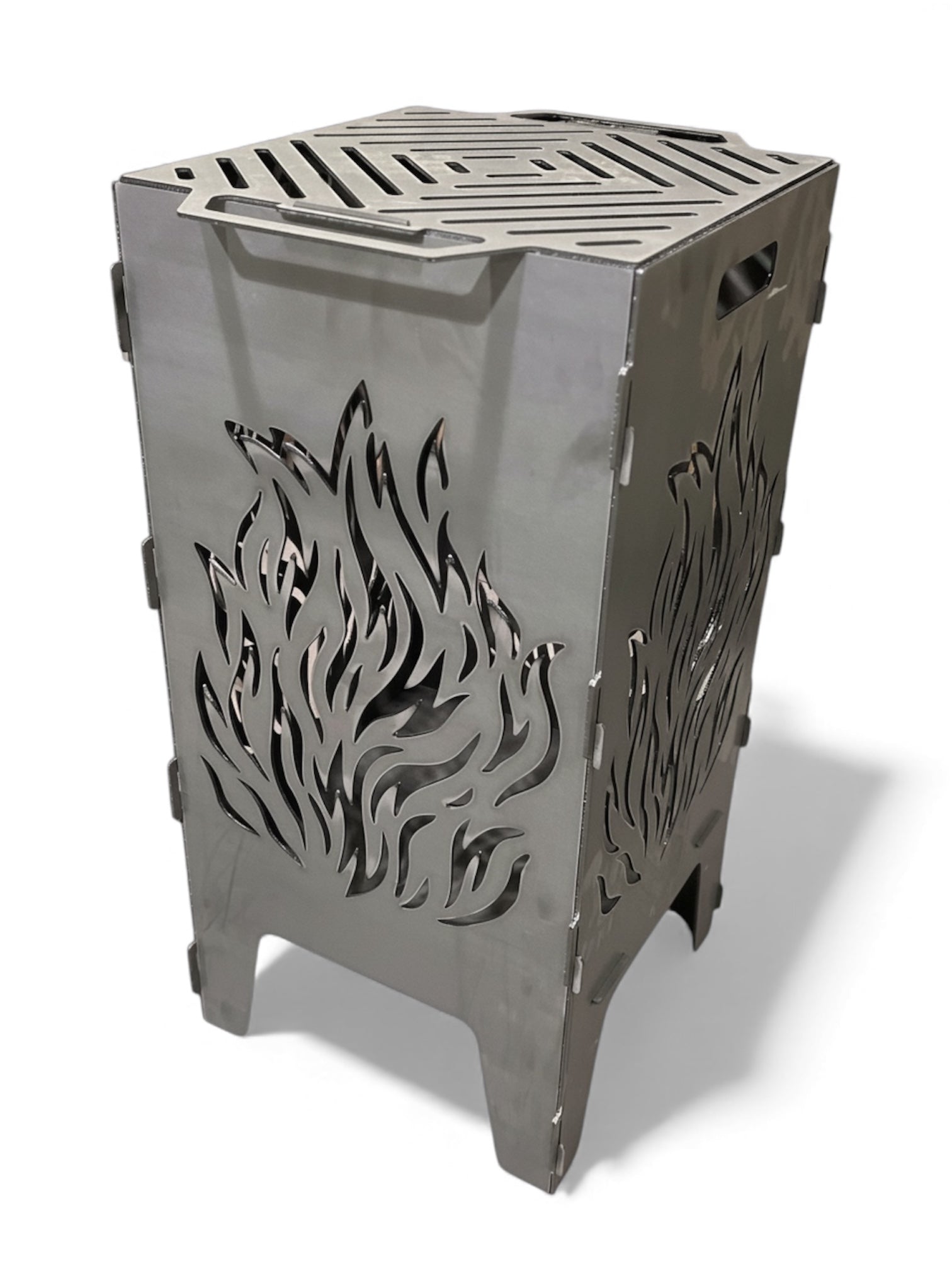 Eldkorg - XL inkl. Grillgaller (40x40x76cm)