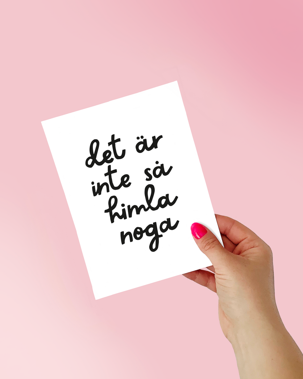 Poster | Inte så noga