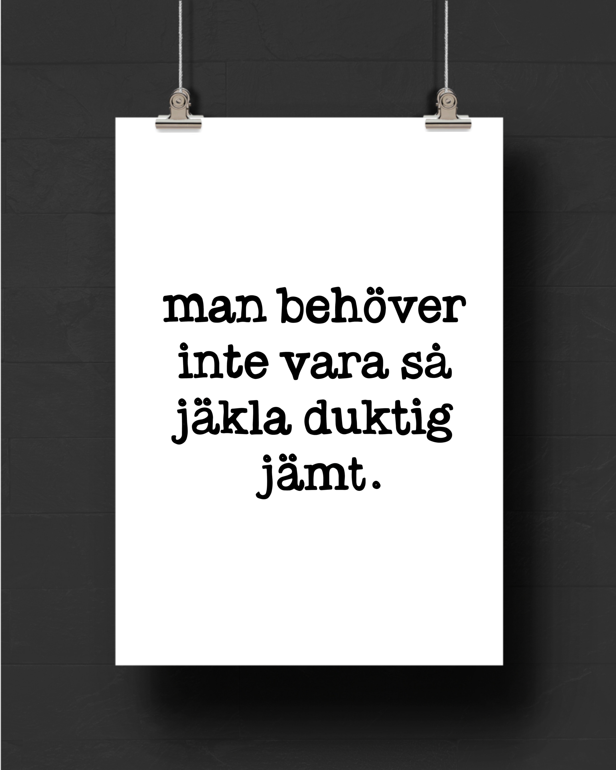 Poster | Duktig
