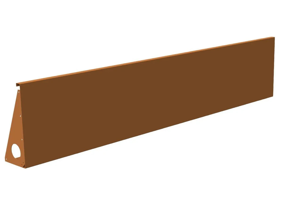 Stödmur Cortenstål (120x50cm)