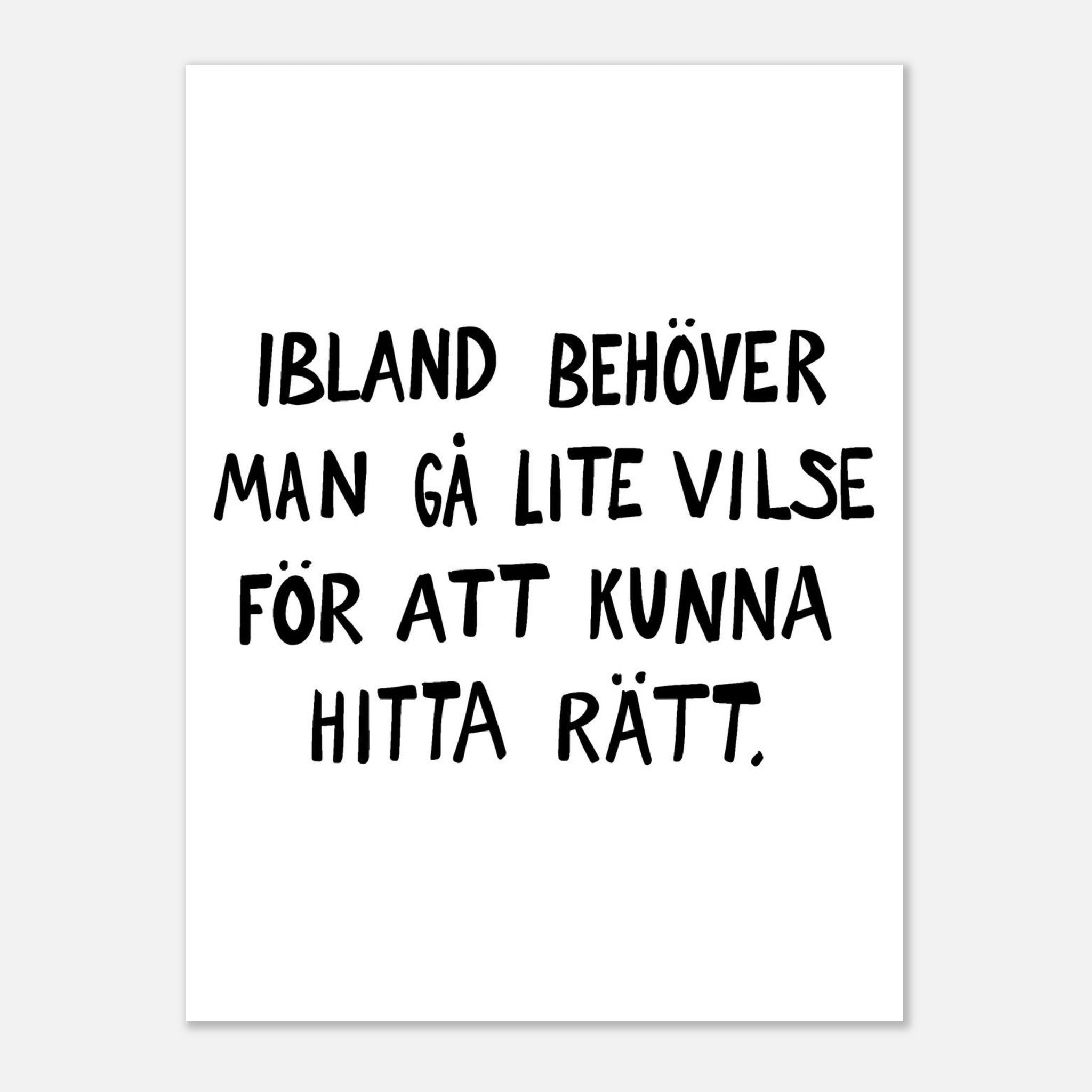 Poster | Gå vilse