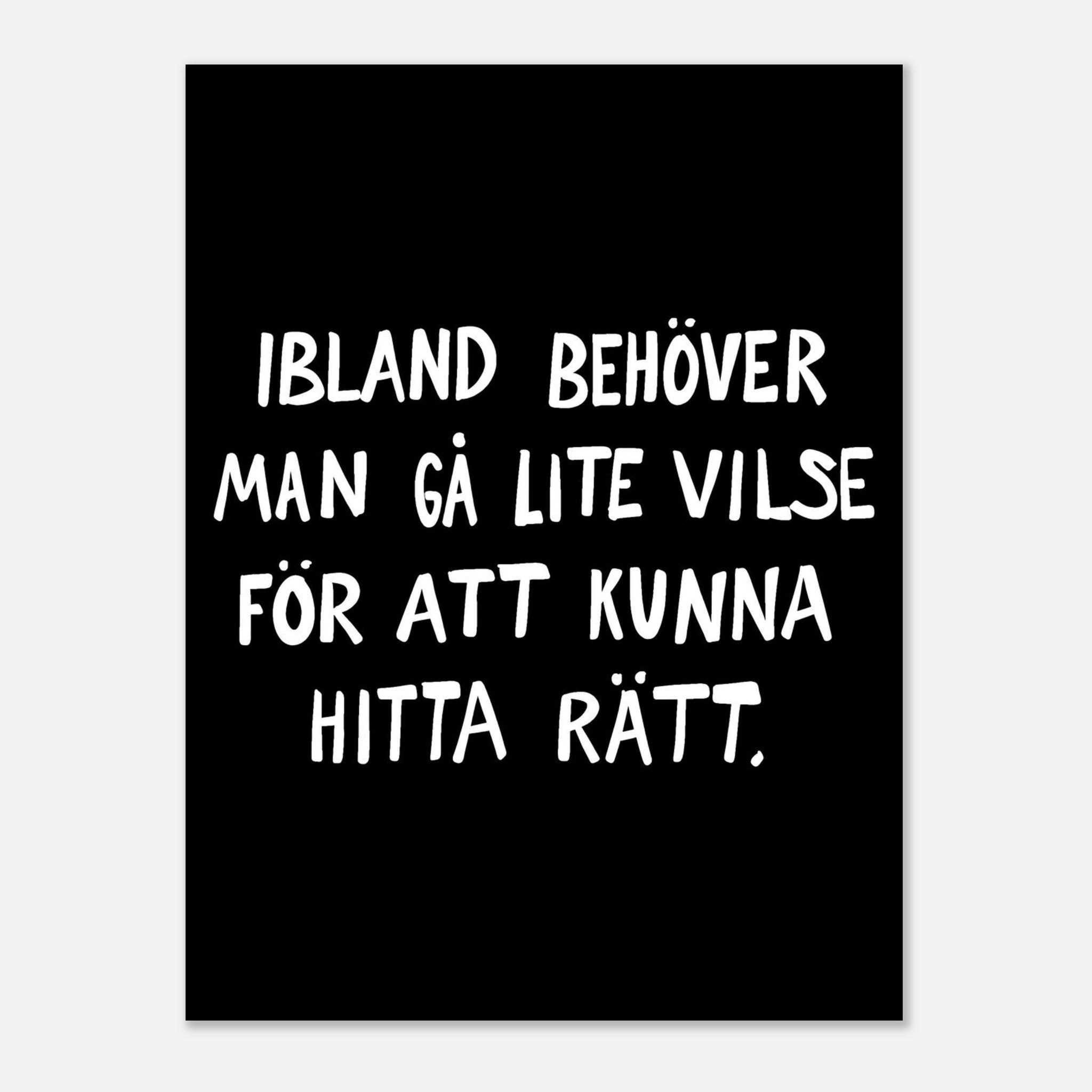 Poster | Gå vilse