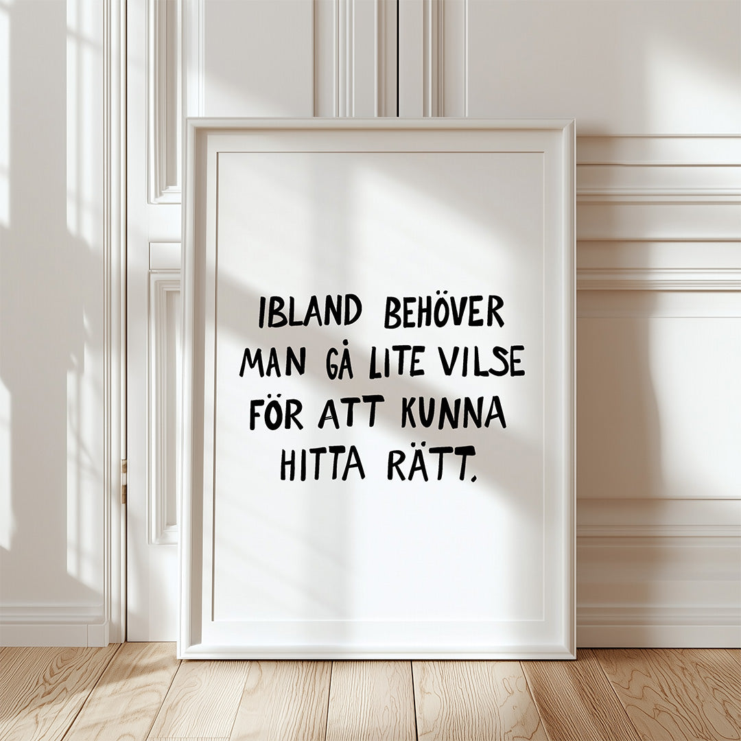 Poster | Gå vilse