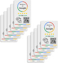Google Review Sticker NFC White