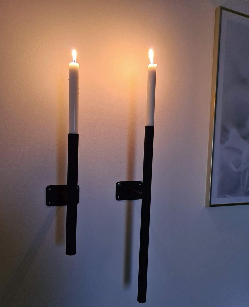Väggljusstake - ENKEL 50cm