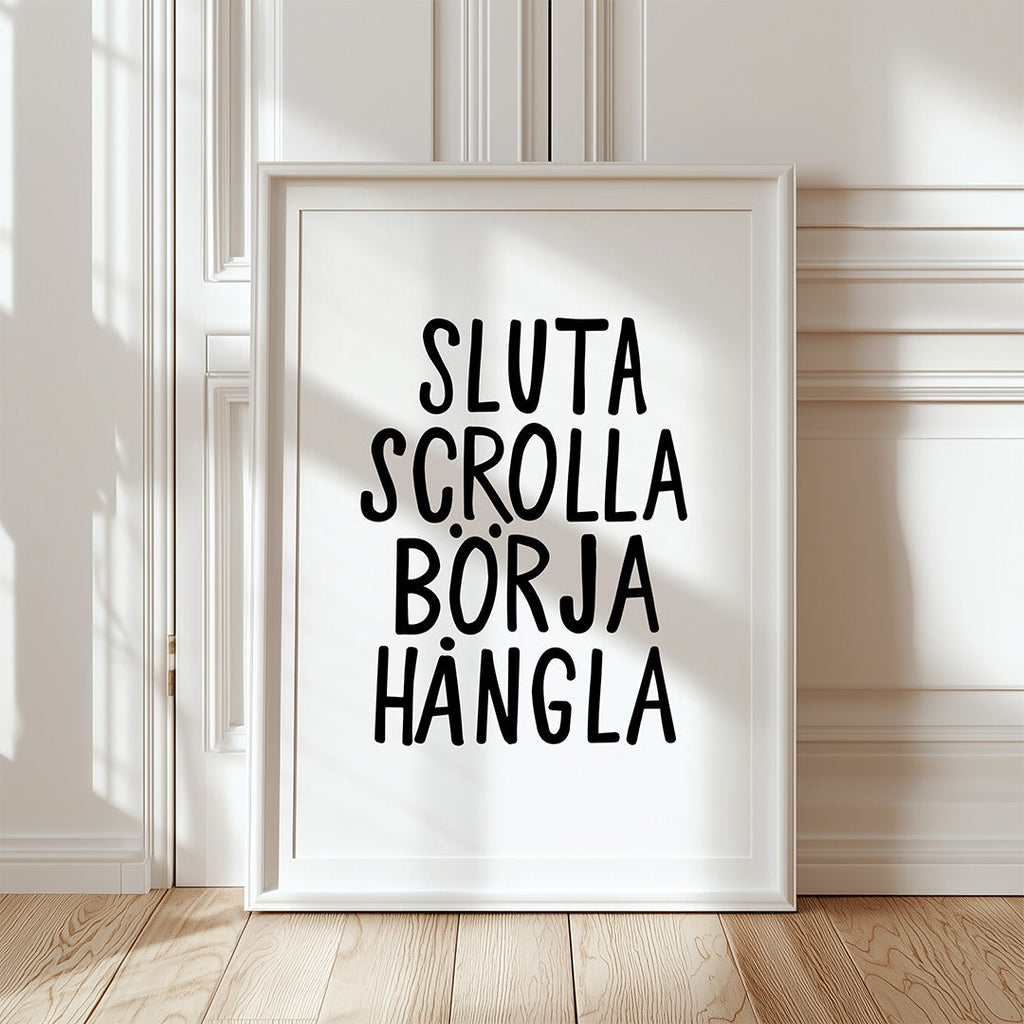 Poster | Sluta scrolla